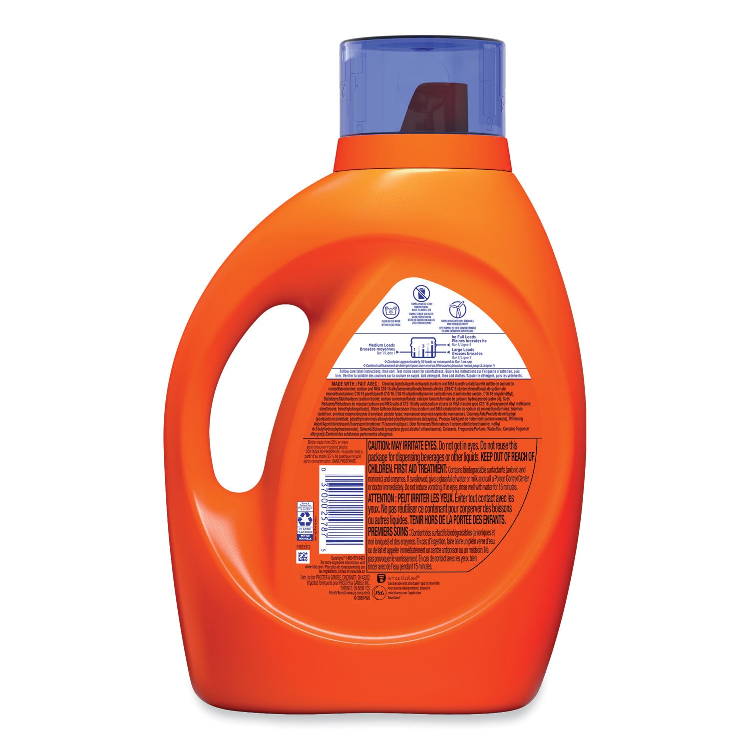 hygienic-clean-heavy-10x-duty-liquid-laundry-detergent-original-92-oz-bottle-4-carton_pgc25787 - 3