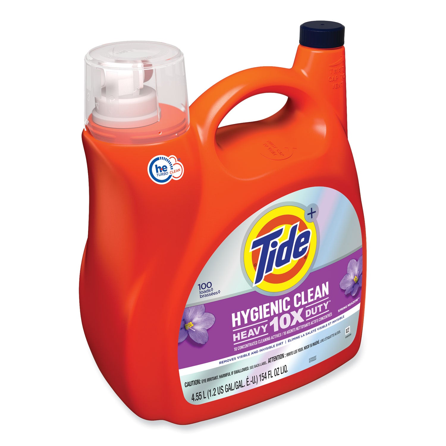 hygienic-clean-heavy-10x-duty-liquid-laundry-detergent-spring-meadow-154-oz-bottle-4-carton_pgc27646 - 2