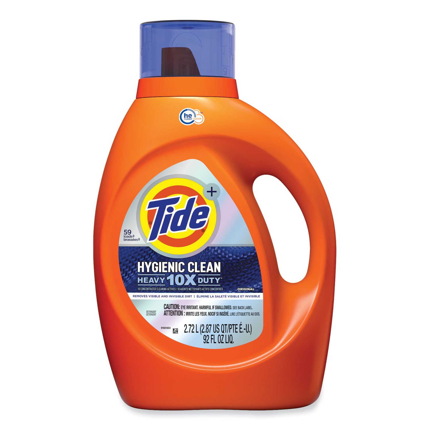 hygienic-clean-heavy-10x-duty-liquid-laundry-detergent-original-92-oz-bottle-4-carton_pgc25787 - 1