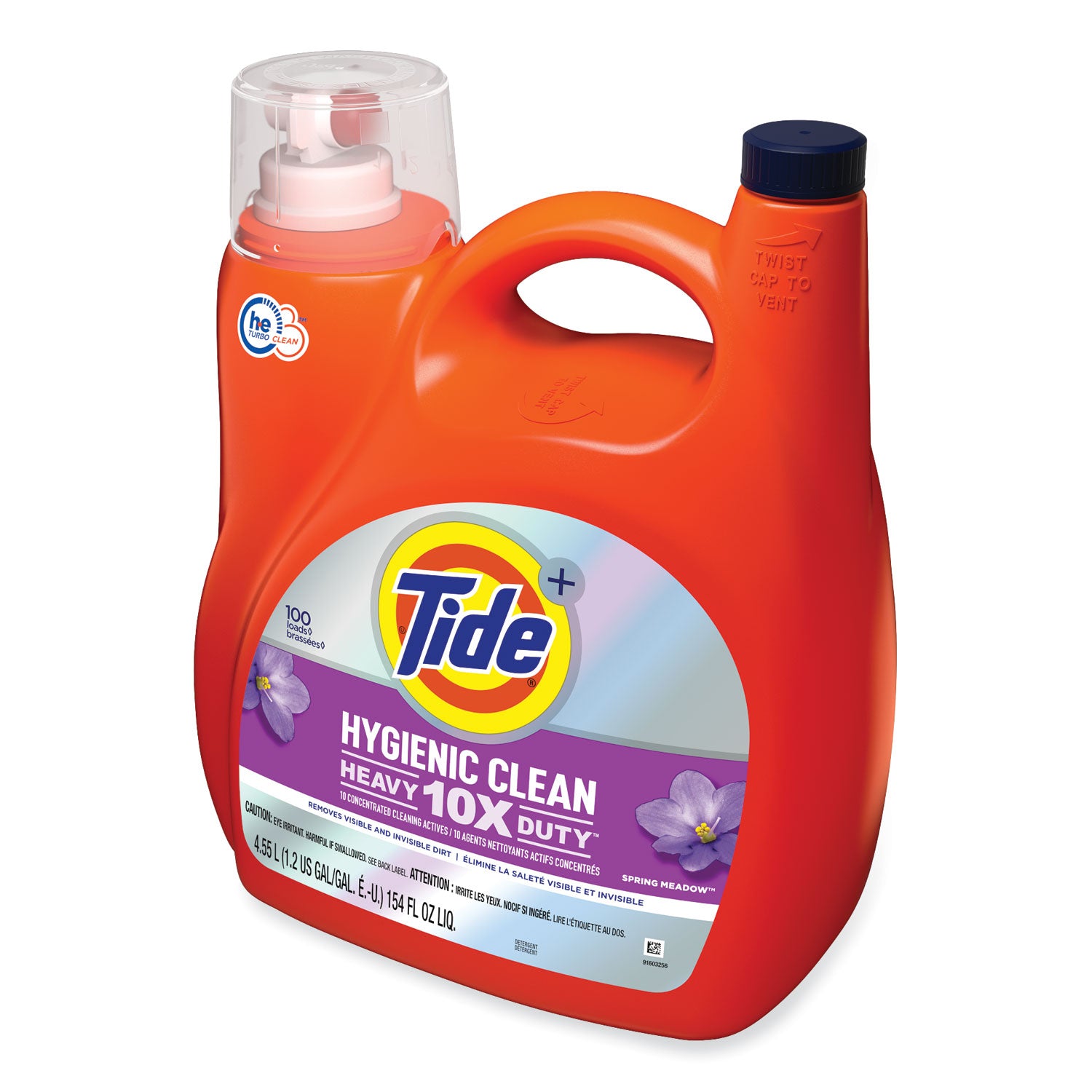 hygienic-clean-heavy-10x-duty-liquid-laundry-detergent-spring-meadow-154-oz-bottle-4-carton_pgc27646 - 4