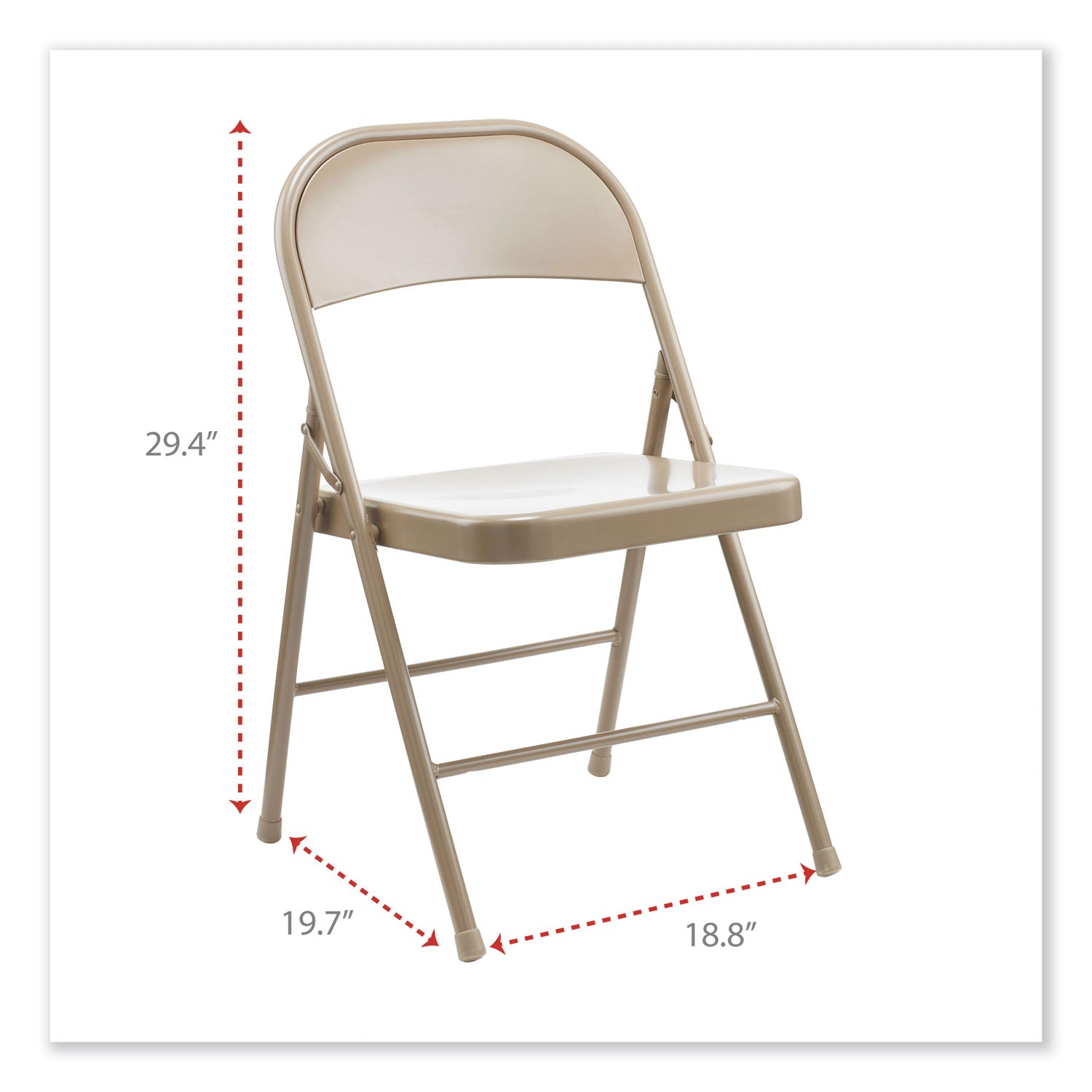 armless-steel-folding-chair-supports-up-to-275-lb-tan-seat-tan-back-tan-base-4-carton_aleca945 - 3