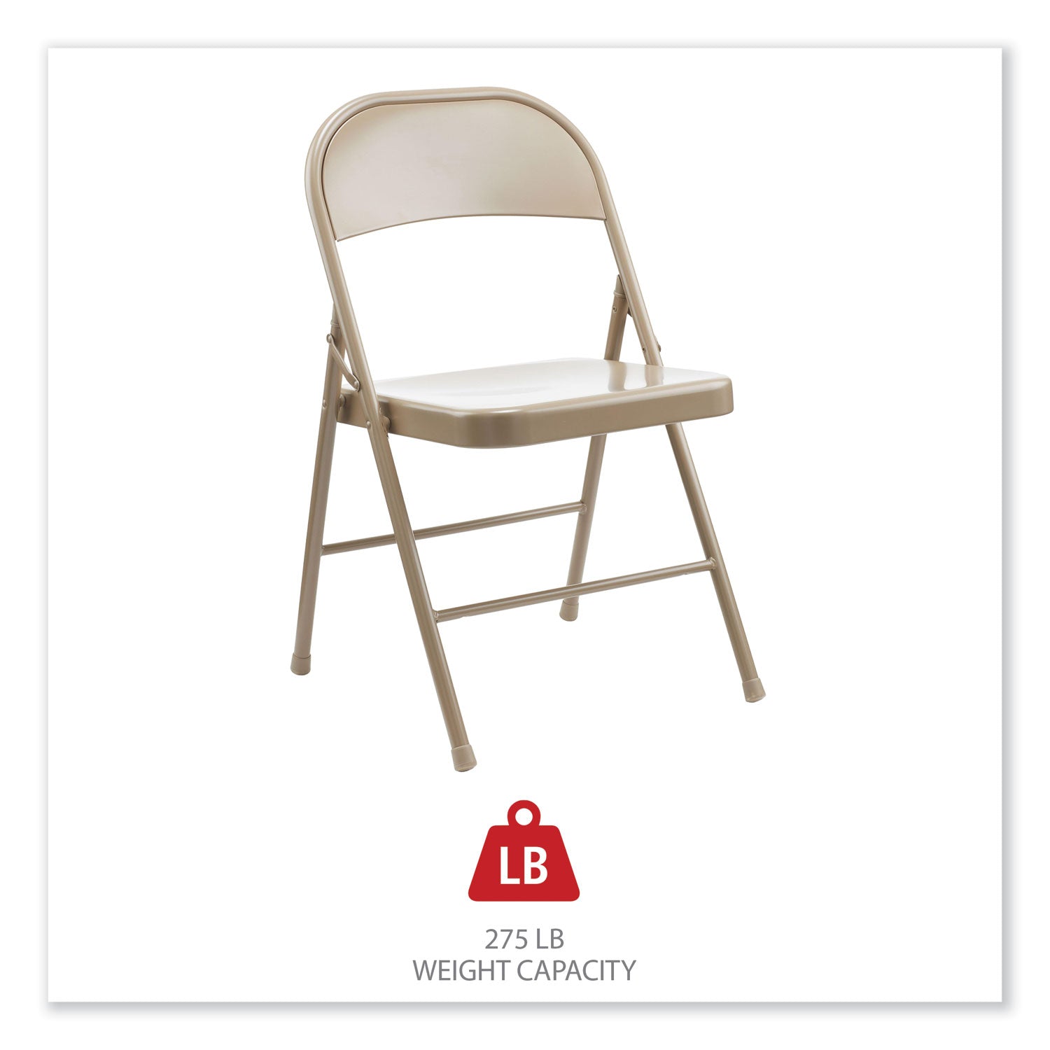 armless-steel-folding-chair-supports-up-to-275-lb-tan-seat-tan-back-tan-base-4-carton_aleca945 - 4