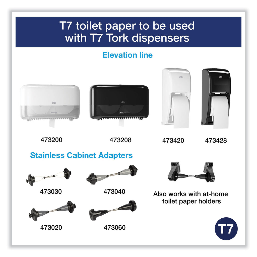 Coreless High Capacity Bath Tissue, 2-Ply, White, 750 Sheets/Roll, White, 36/Carton
