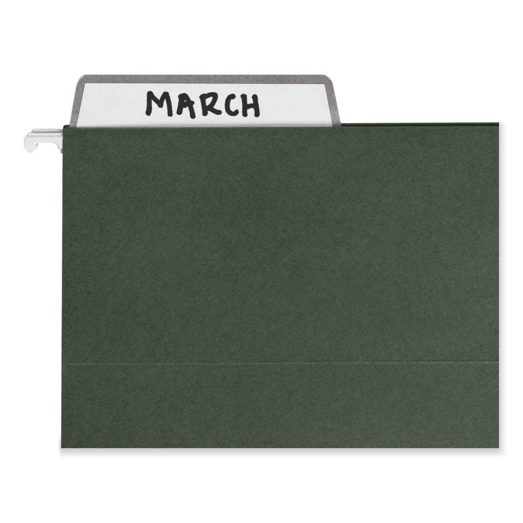 100% Recycled Hanging File Folders with ProTab Kit, Letter Size, 1/3-Cut, Standard Green