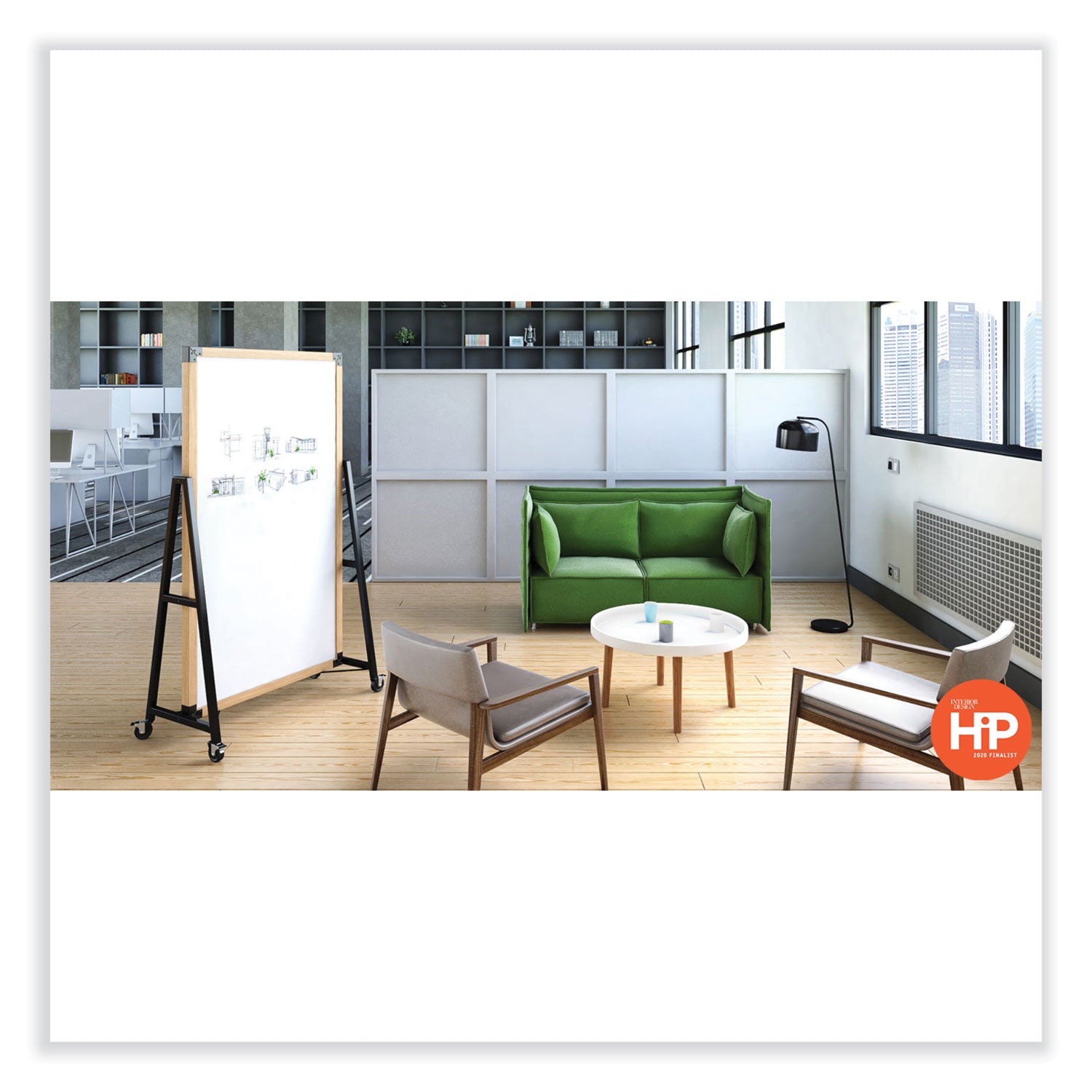 prest-mobile-magnetic-whiteboard-405-x-7375-white-surface-caramel-oak-wood-frame-ships-in-7-10-business-days_gheprs6m7440bc - 3