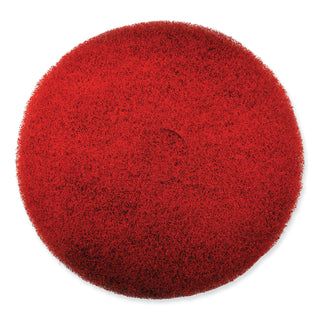 ez-care-heavy-duty-scrub-pad-13-diameter-red-gray-5-carton_sjn311174 - 1