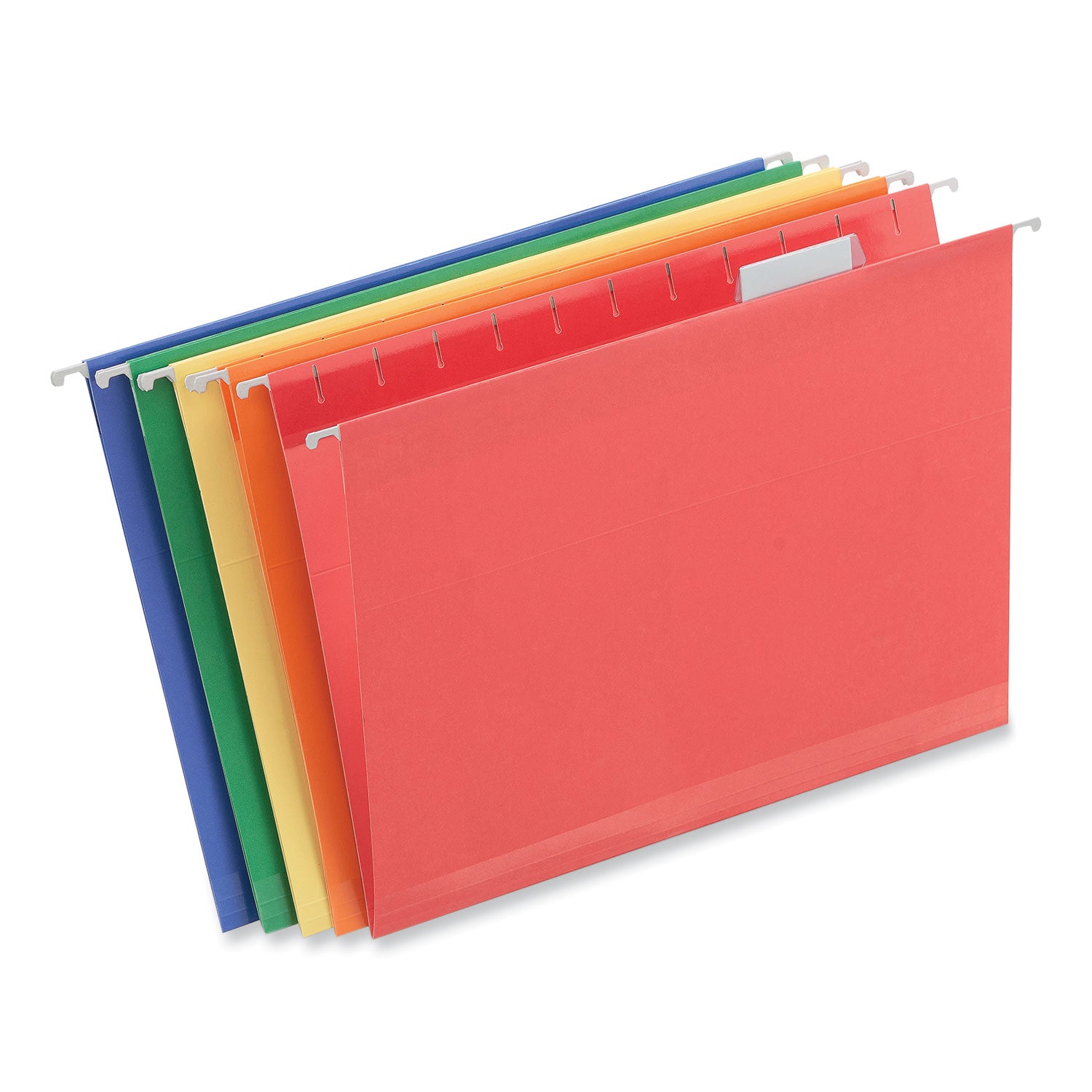 deluxe-reinforced-recycled-hanging-file-folders-letter-size-1-5-cut-tabs-assorted-25-box_unv34112 - 2