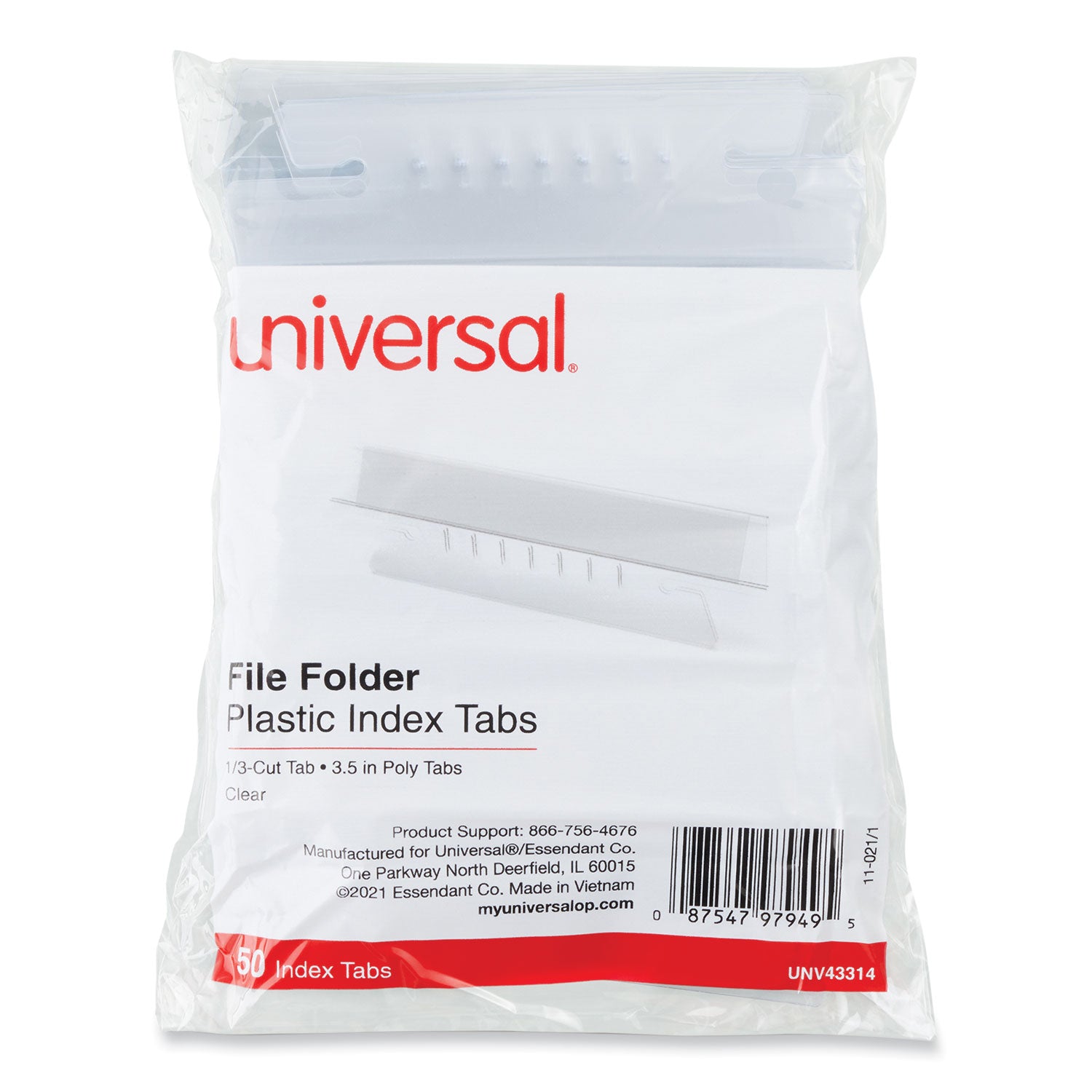 hanging-file-folder-plastic-index-tabs-1-3-cut-clear-37-wide-50-pack_unv43314 - 4