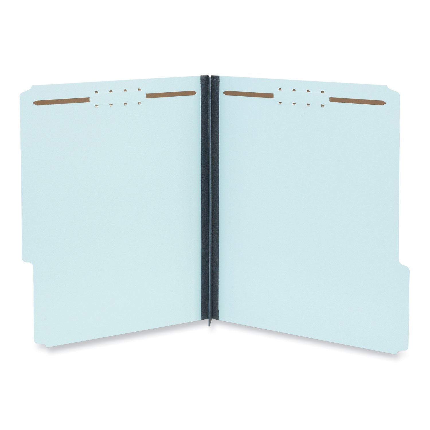 top-tab-classification-folders-2-expansion-2-fasteners-letter-size-light-blue-exterior-25-box_unv10401 - 1