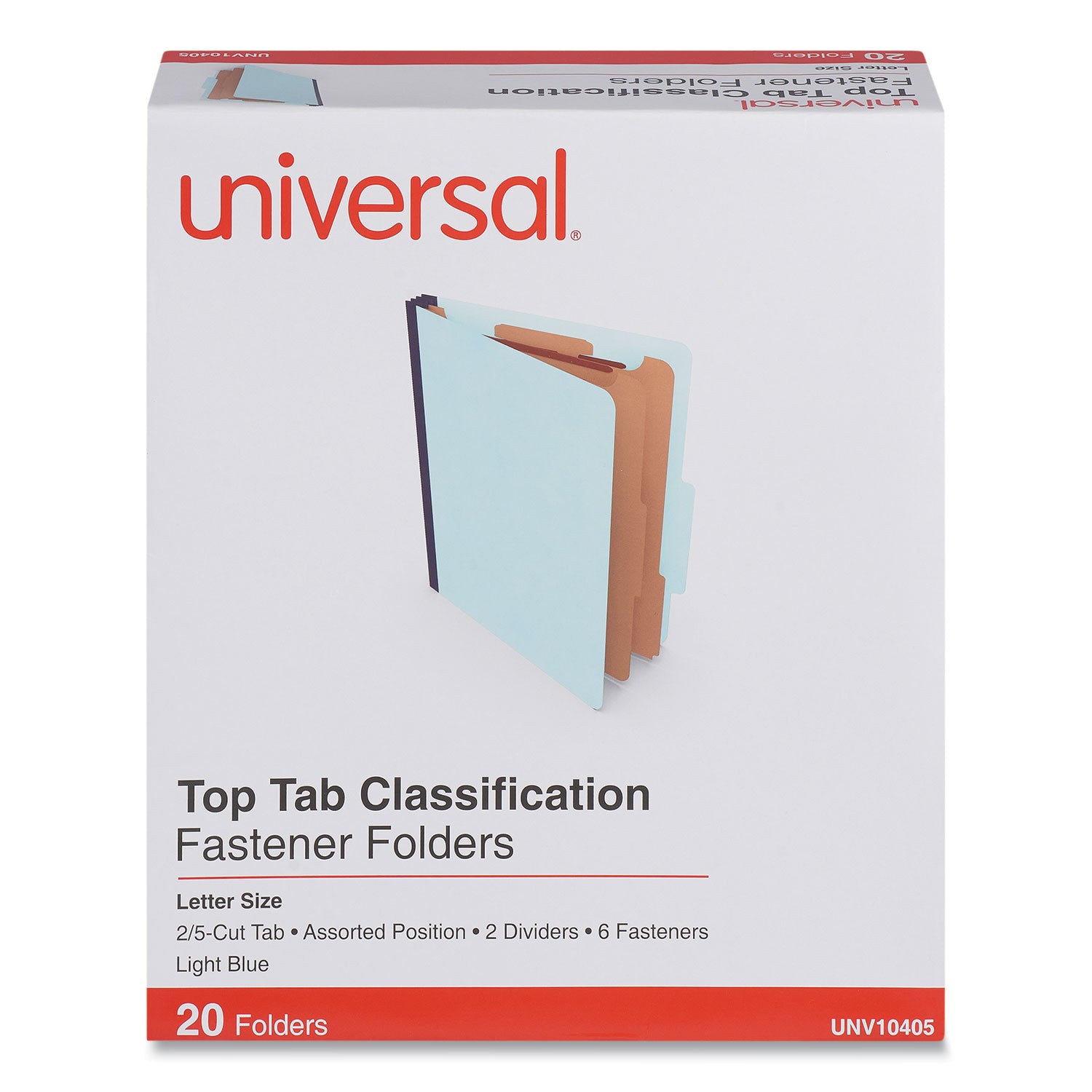 six-section-pressboard-classification-folders-25-expansion-2-dividers-6-fasteners-letter-size-light-blue-20-box_unv10405 - 1