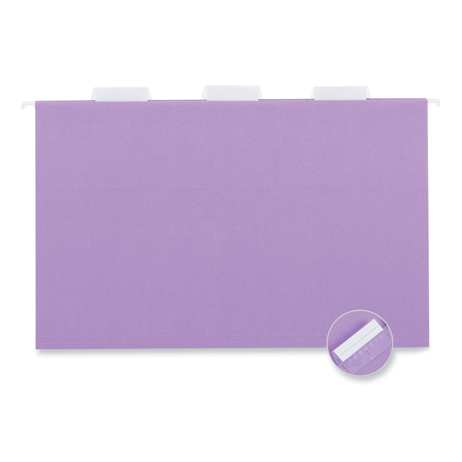 Deluxe Bright Color Hanging File Folders, Legal Size, 1/5-Cut Tabs, Assorted Colors, 25/Box
