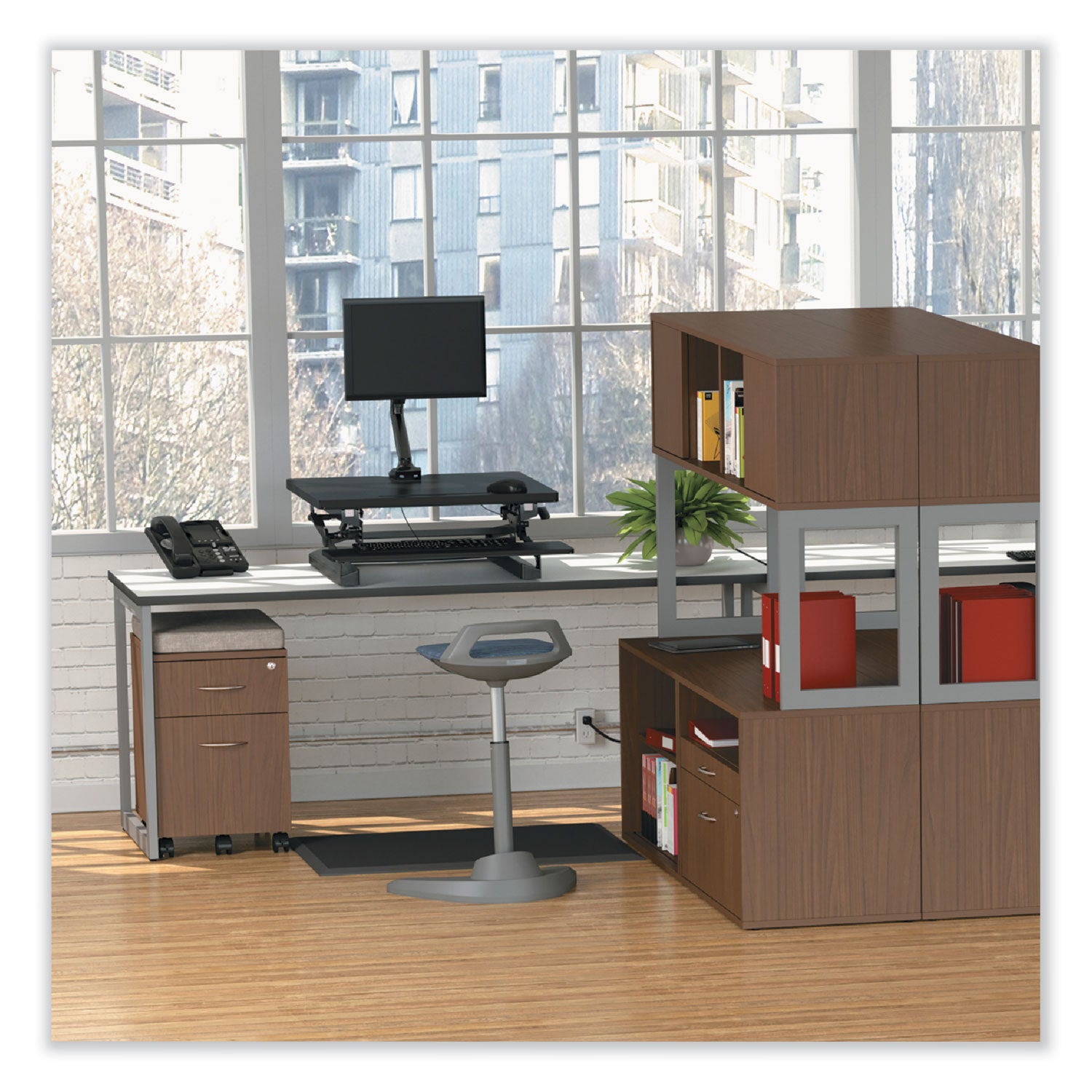 alera-open-office-desk-series-low-file-cabinet-credenza-2-drawer-pencil-file-legal-letter-1-shelfwalnut295x1913x2288_alels583020wa - 6