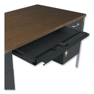 double-pedestal-steel-desk-60-x-30-x-295-mocha-black-chrome-plated-legs_alesd6030bm - 5