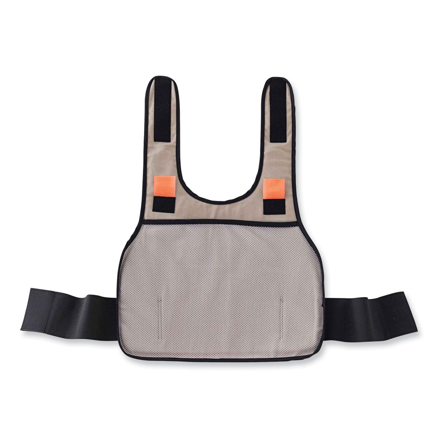 Chill-Its 6225 Premium FR Phase Change Cooling Vest, Modacrylic Cotton, Large/X-Large, Khaki, Ships in 1-3 Business Days