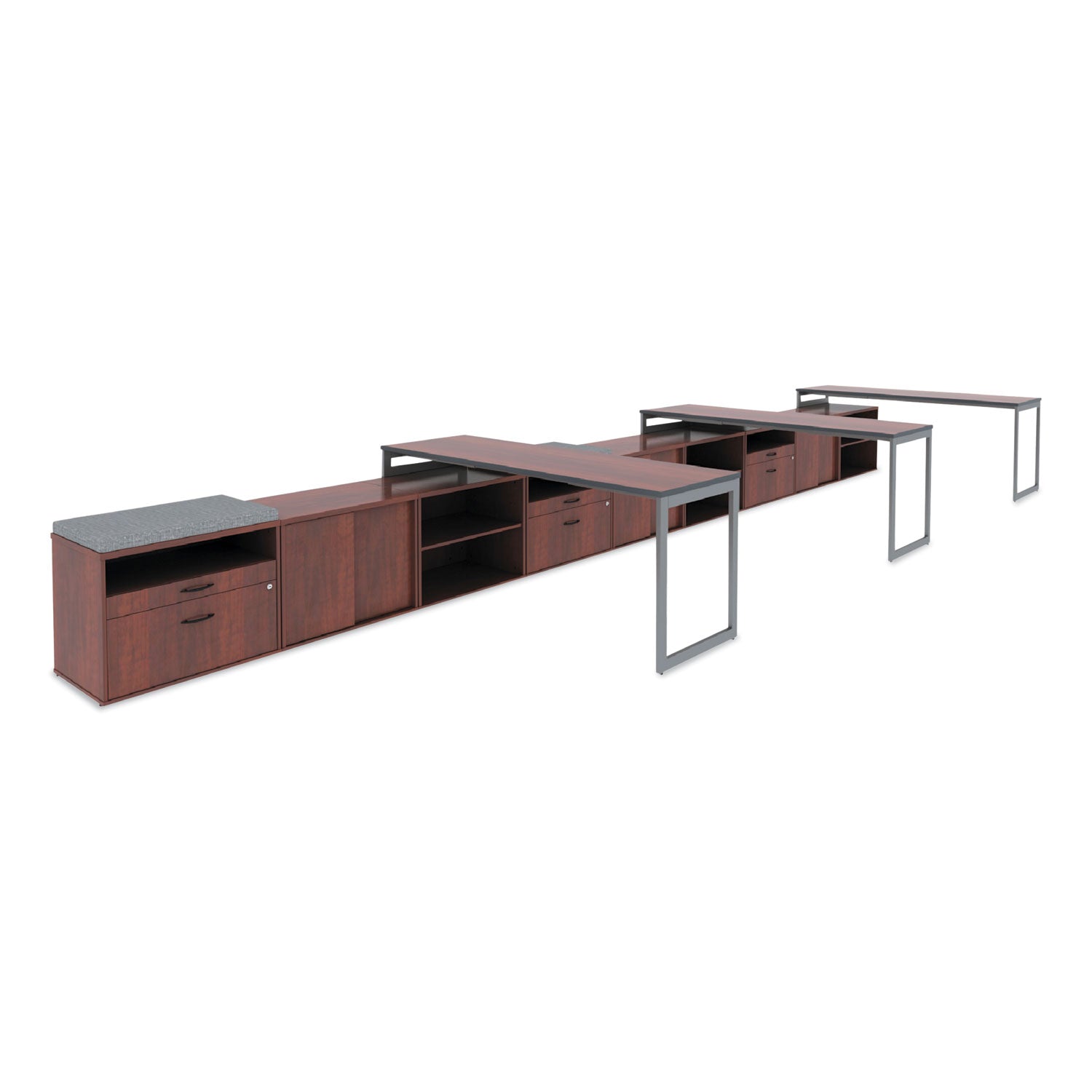 alera-open-office-desk-series-low-file-cabinet-credenza-2-drawer-pencil-file-legal-letter-1-shelfcherry295x1913x2288_alels583020mc - 8