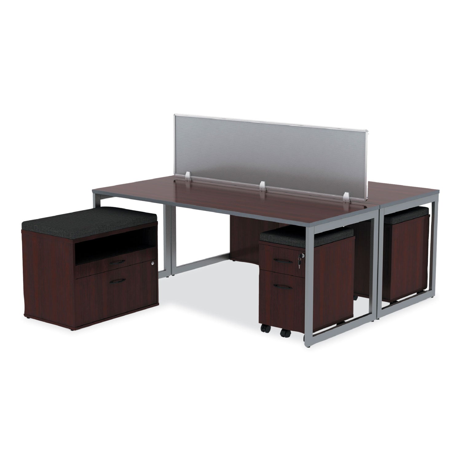 alera-open-office-desk-series-low-file-cabinet-credenza-2-drawer-pencil-filelegal-letter1-shelfmahogany295x1913x2288_alels583020my - 8