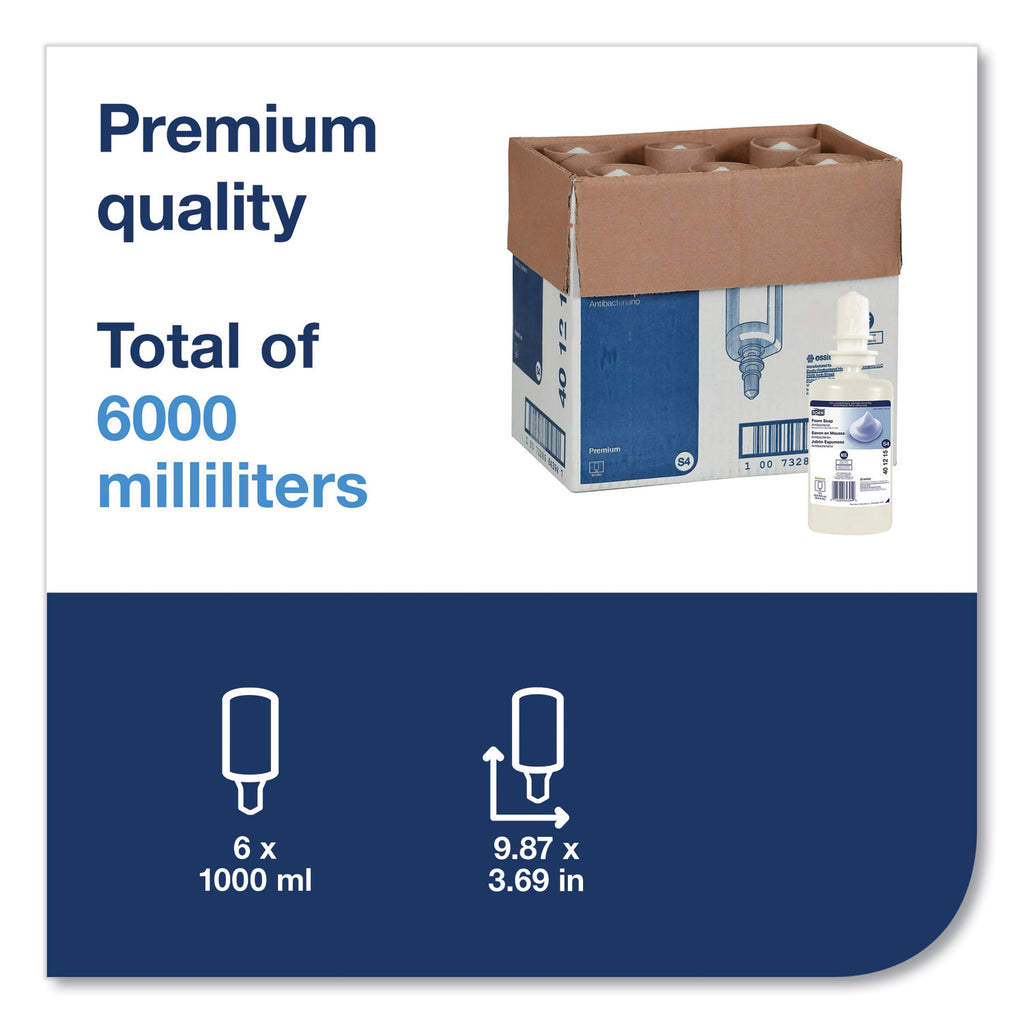 premium-antibacterial-foam-soap-unscented-1-l-6-carton_trk401215 - 2