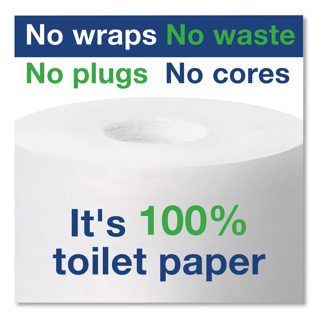 Elevation Coreless High Capacity Bath Tissue Dispenser, 14.17 x 5.08 x 8.23, White