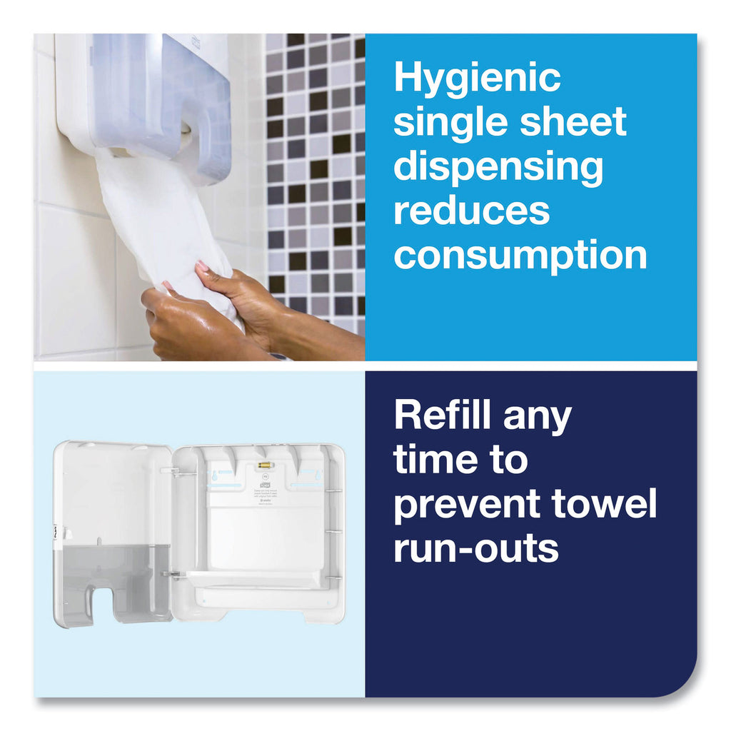 Elevation Xpress Hand Towel Dispenser, 11.9 x 4 x 11.6, White