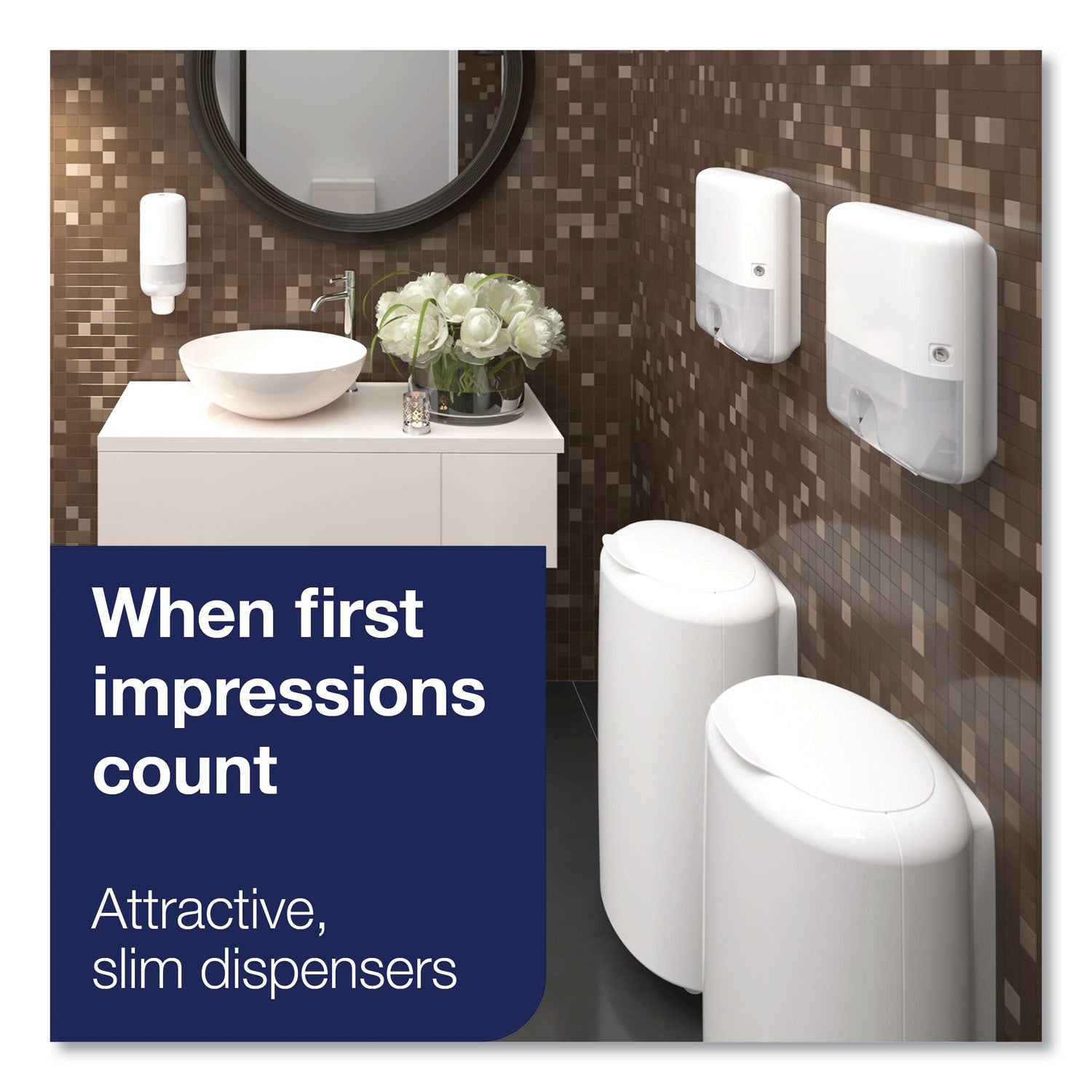 Elevation Xpress Hand Towel Dispenser, 11.9 x 4 x 11.6, White