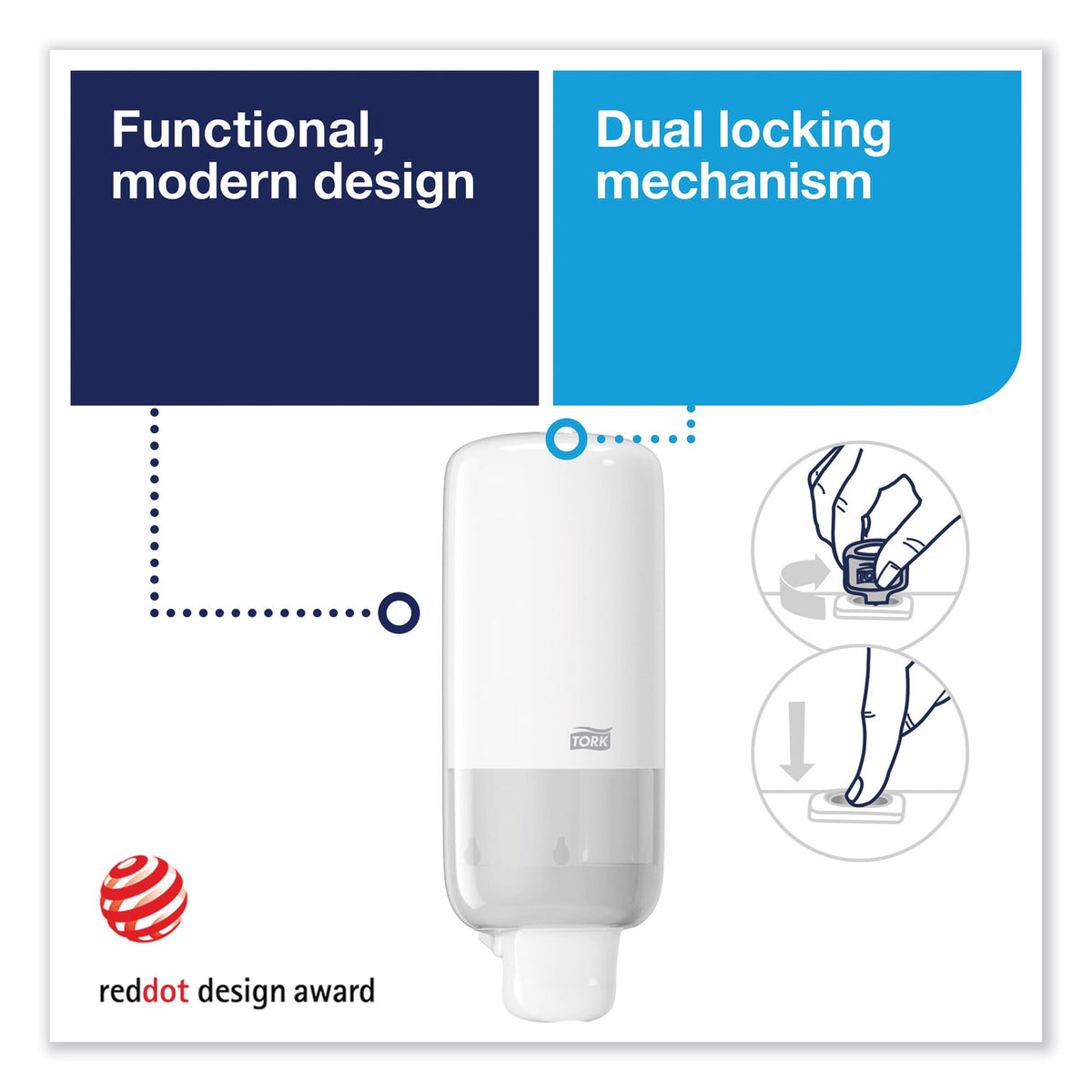 foam-skincare-manual-dispenser-1-l-bottle;-33-oz-bottle-445-x-413-x-1126-white-4-carton_trk571501 - 2