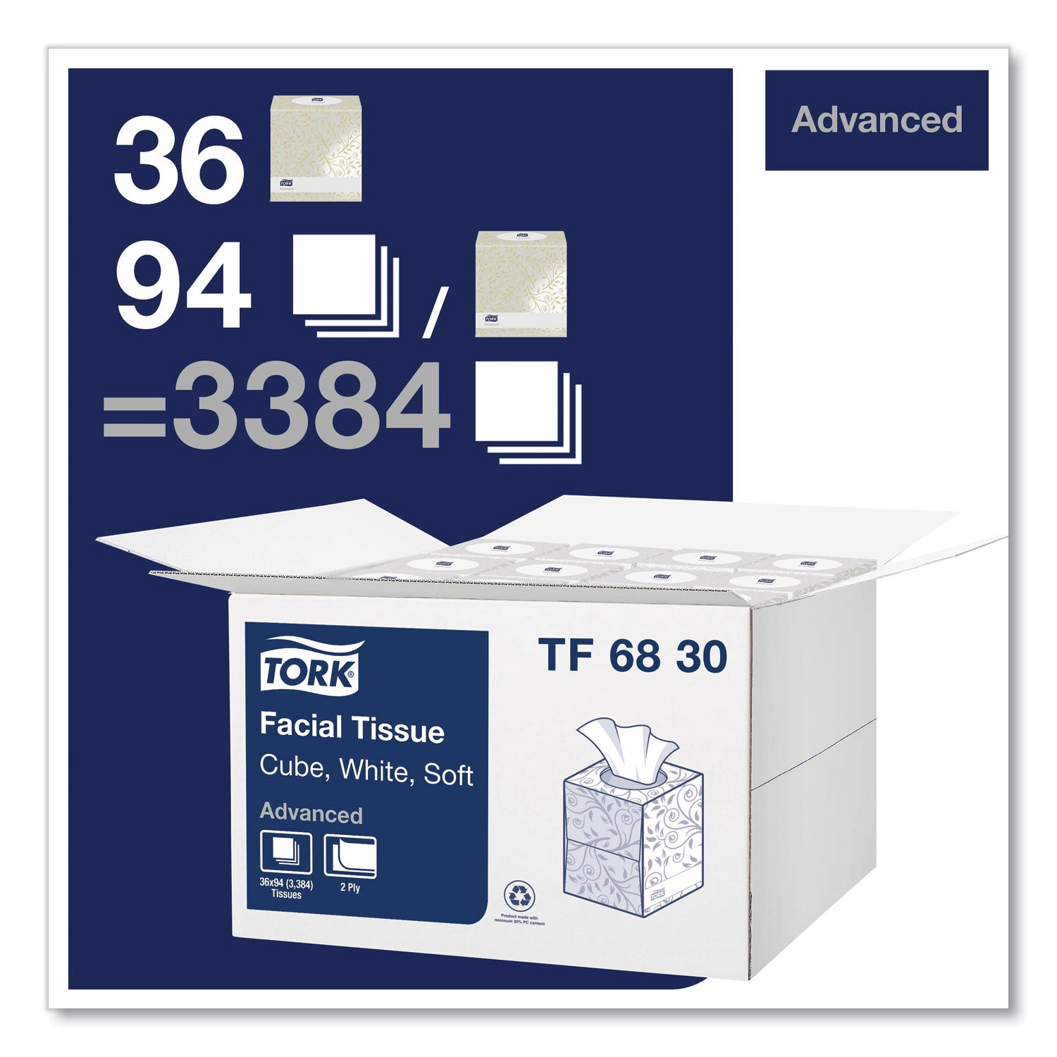 advanced-facial-tissue-2-ply-white-cube-box-94-sheets-box-36-boxes-carton_trktf6830 - 3