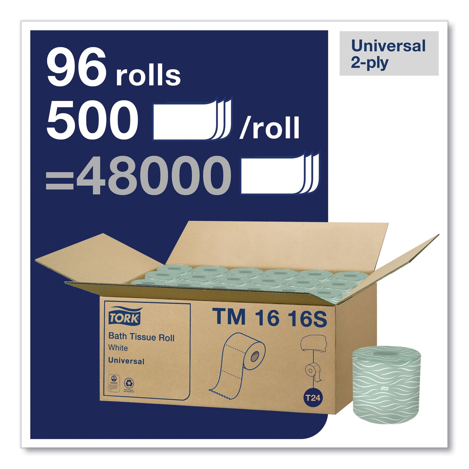universal-bath-tissue-septic-safe-2-ply-white-500-sheets-roll-96-rolls-carton_trktm1616s - 3