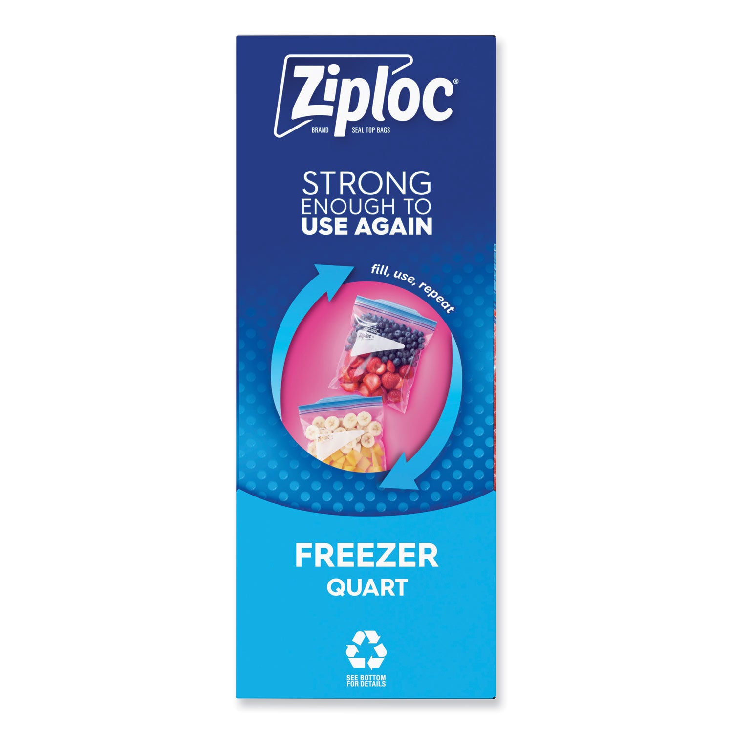 double-zipper-freezer-bags-1-qt-27-mil-697-x-77-clear-38-bags-box-9-boxes-carton_sjn314444 - 1