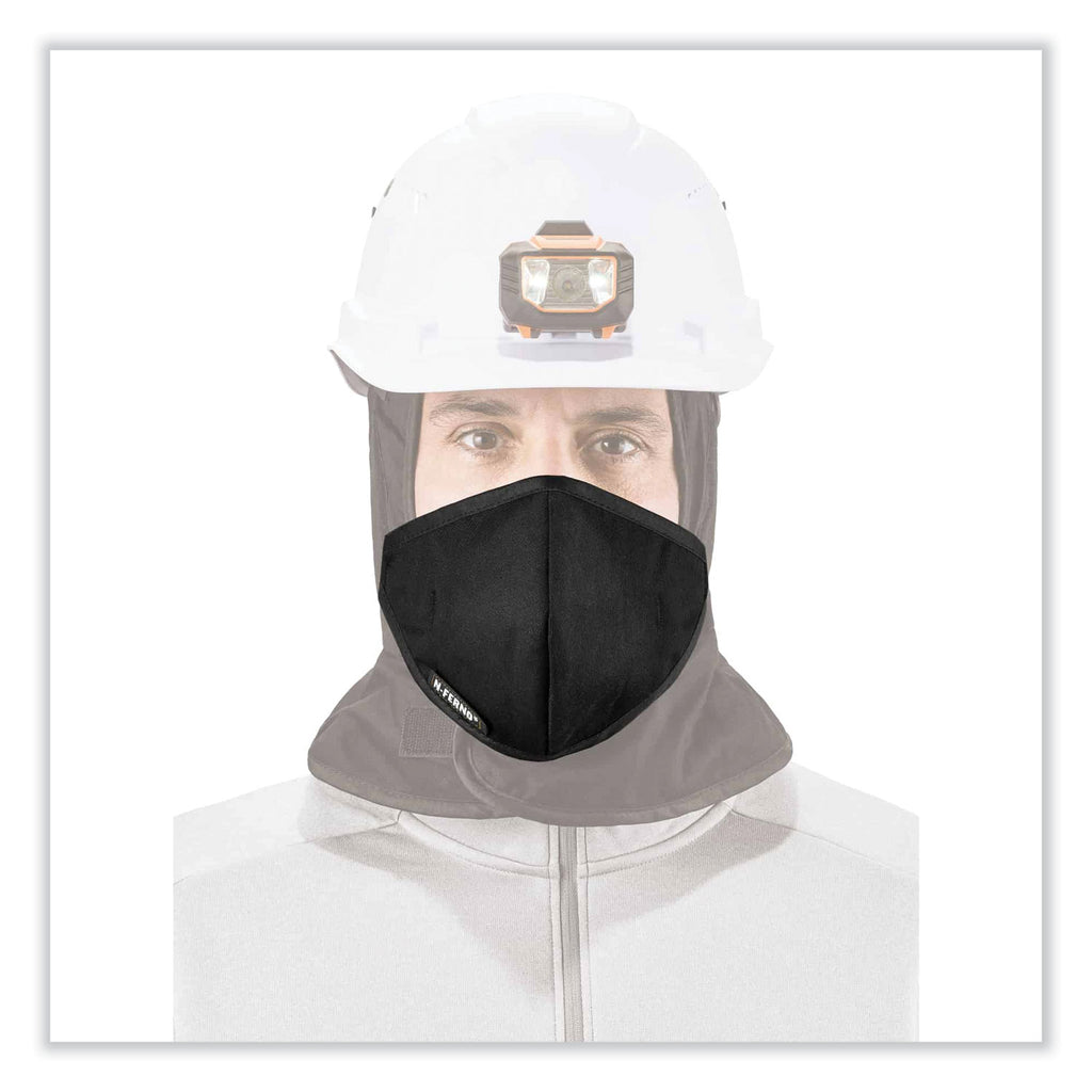 N-Ferno 6870 2-Layer Thermal Mouthpiece, Fleece/Cotton, Black, One Size Fits Most, Ships in 1-3 Business Days