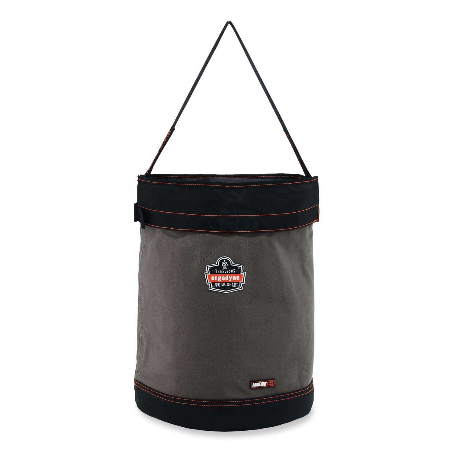 Arsenal 5935T Extra-Large Web Handle Canvas Hoist Bucket and Top, 150 lb, Gray, Ships in 1-3 Business Days