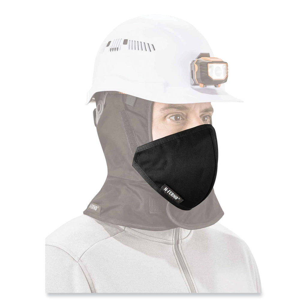 N-Ferno 6870 2-Layer Thermal Mouthpiece, Fleece/Cotton, Black, One Size Fits Most, Ships in 1-3 Business Days