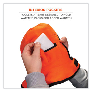 N-Ferno 6878 3-Layer Winter Liner + Mouthpiece Kit, Fleece/Neoprene/Polyester, One Size, Black, Ships in 1-3 Business Days