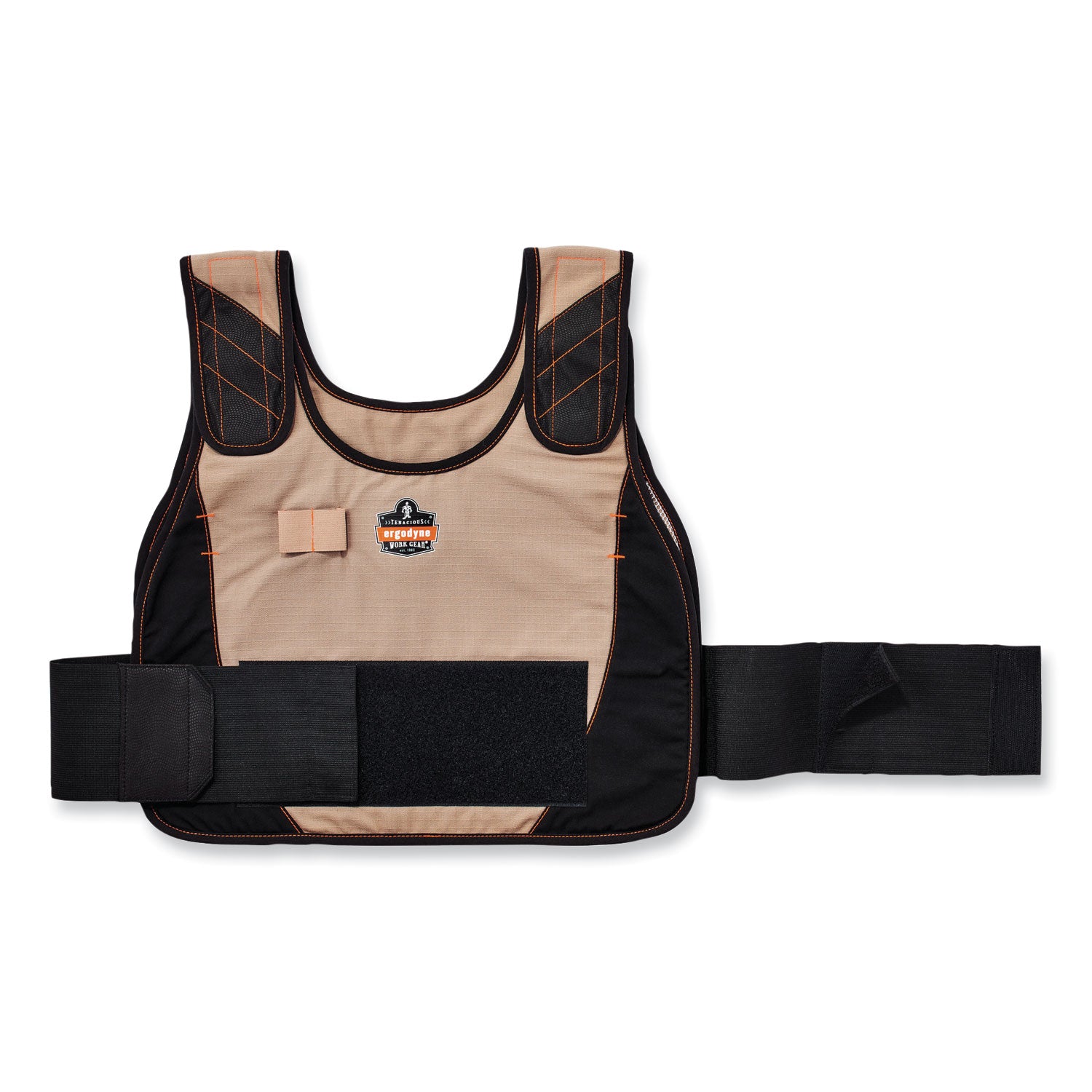 Chill-Its 6240 Phase Change Cooling Vest Elastic Extenders, 3.5", Black, Ships in 1-3 Business Days