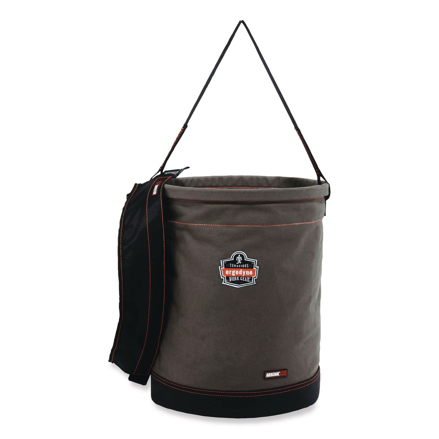 Arsenal 5935T Extra-Large Web Handle Canvas Hoist Bucket and Top, 150 lb, Gray, Ships in 1-3 Business Days