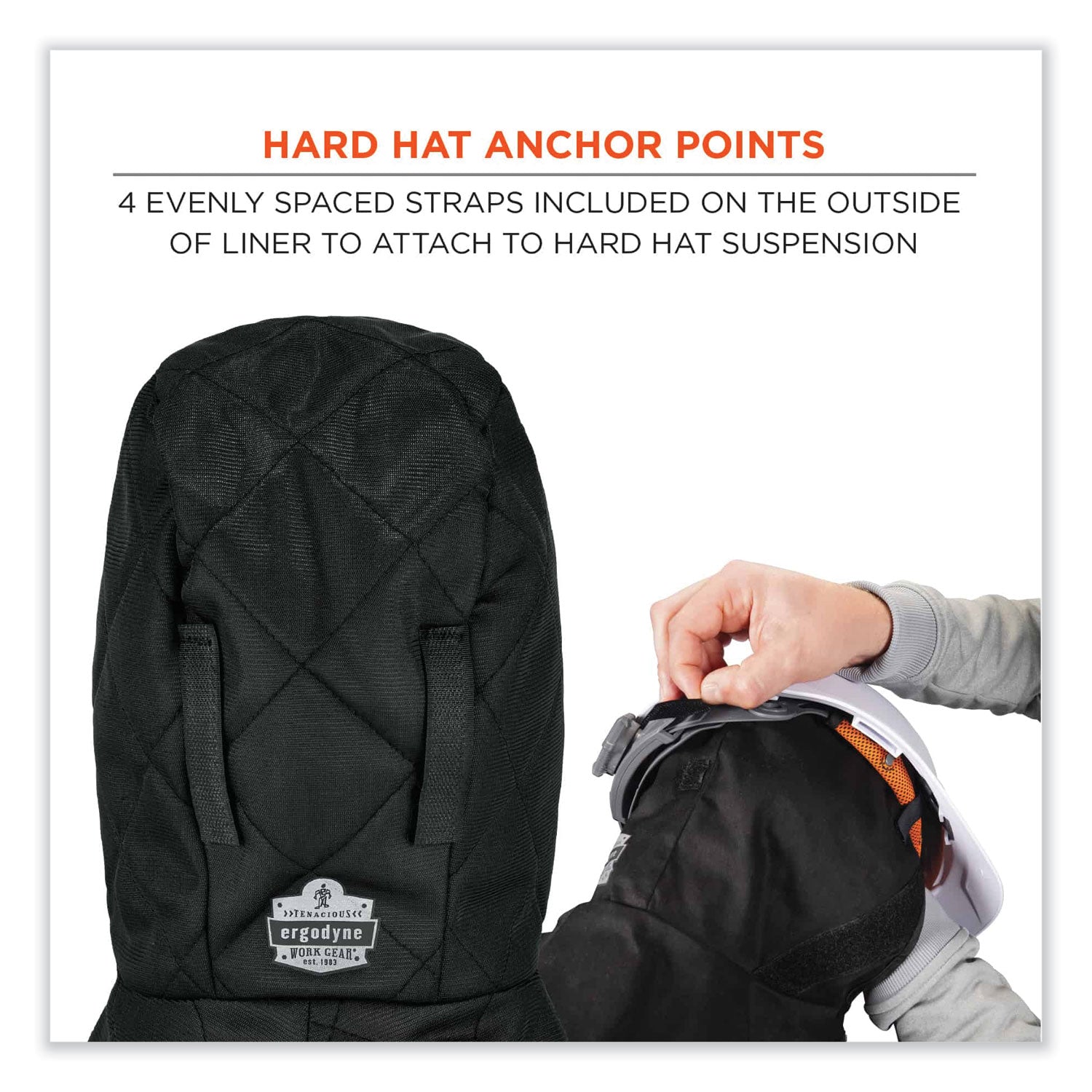N-Ferno 6878 3-Layer Winter Liner + Mouthpiece Kit, Fleece/Neoprene/Polyester, One Size, Black, Ships in 1-3 Business Days