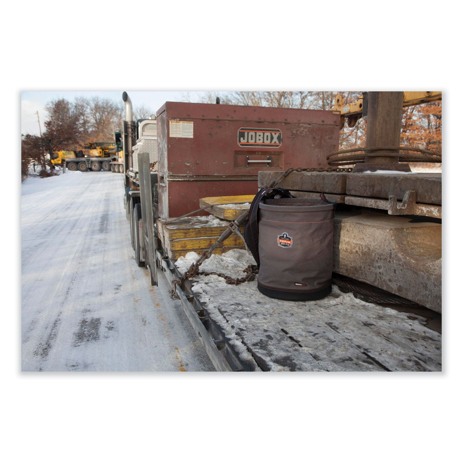 Arsenal 5935 Extra-Large Web Handle Canvas Hoist Bucket, 150 lb, Gray, Ships in 1-3 Business Days