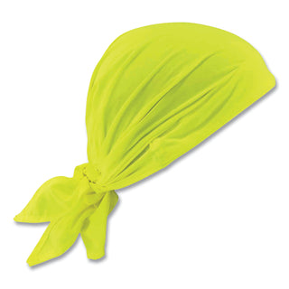 Chill-Its 6710CT Cooling PVA Tie Bandana Triangle Hat, One Size Fits Most, Lime, Ships in 1-3 Business Days