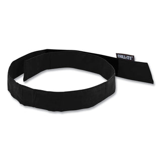 chill-its-6705-cooling-embedded-polymers-hook-and-loop-bandana-headband-one-size-fit-most-black-ships-in-1-3-business-days_ego12333 - 1