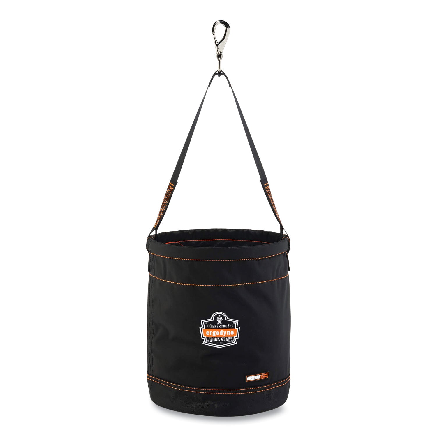 Arsenal 5970 Swiveling Hook Nylon Hoist Bucket, 100 lb, Black, Ships in 1-3 Business Days