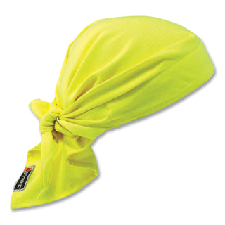 Chill-Its 6710FR Fire Resistant Cooling Tie Bandana Triangle Hat, One Size Fits Most, Lime, Ships in 1-3 Business Days