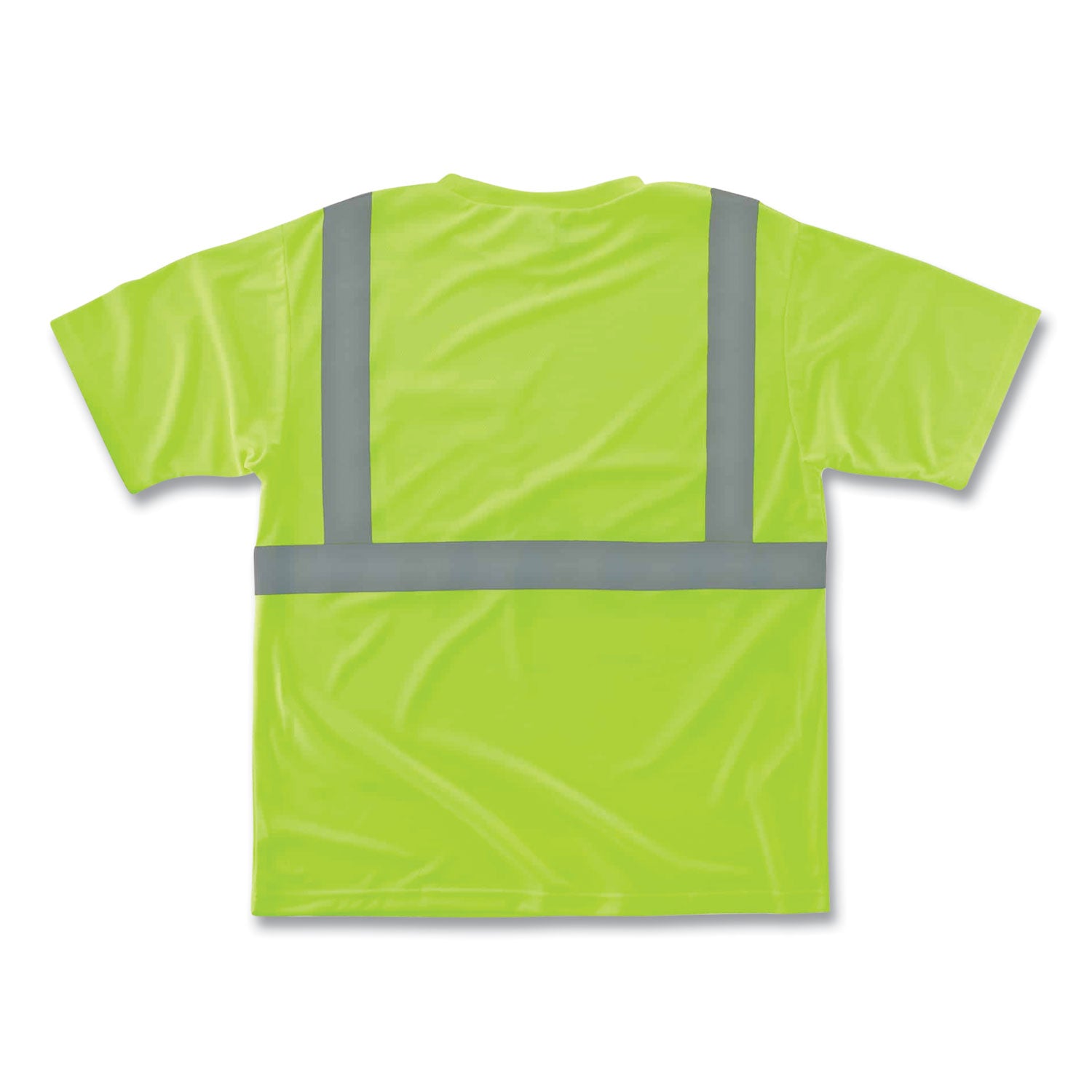 GloWear 8289 Class 2 Hi-Vis T-Shirt, Polyester, Lime, X-Large, Ships in 1-3 Business Days