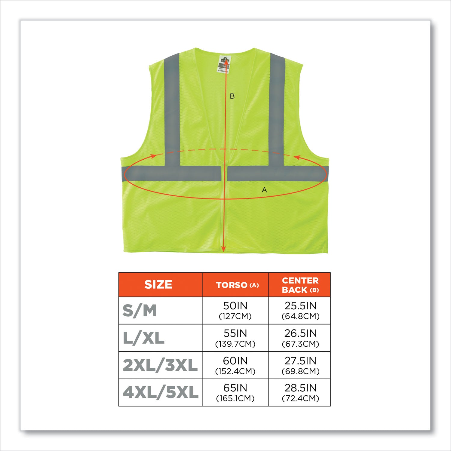 glowear-8205z-class-2-super-economy-mesh-vest-polyester-lime-small-medium-ships-in-1-3-business-days_ego20993 - 2