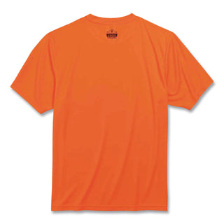GloWear 8089 Non-Certified Hi-Vis T-Shirt, Polyester, 5X-Large, Orange, Ships in 1-3 Business Days