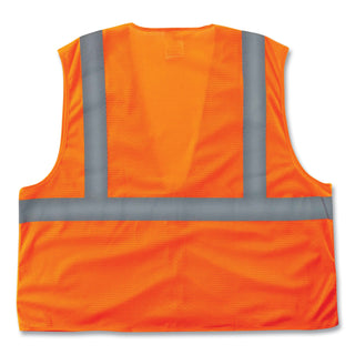 GloWear 8205Z Class 2 Super Economy Mesh Vest, Polyester, Orange, 2X-Large/3X-Large, Ships in 1-3 Business Days