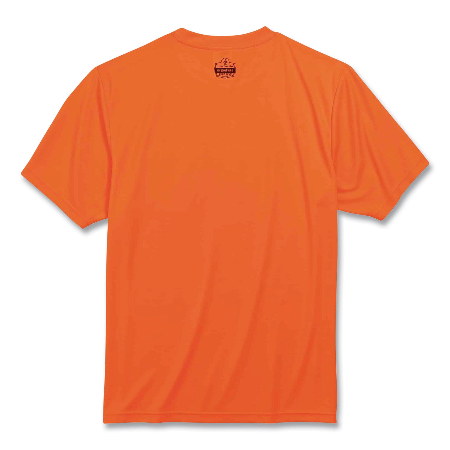GloWear 8089 Non-Certified Hi-Vis T-Shirt, Polyester, 4X-Large, Orange, Ships in 1-3 Business Days