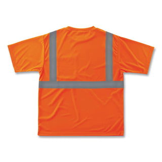 GloWear 8289 Class 2 Hi-Vis T-Shirt, Polyester, Orange, X-Small, Ships in 1-3 Business Days