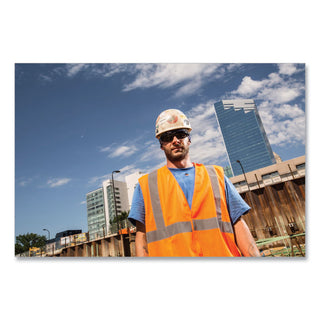 GloWear 8205HL Class 2 Super Economy Mesh Vest, Polyester, Orange, X-Small, Ships in 1-3 Business Days