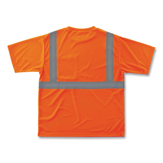GloWear 8289 Class 2 Hi-Vis T-Shirt, Polyester, Orange, Small, Ships in 1-3 Business Days