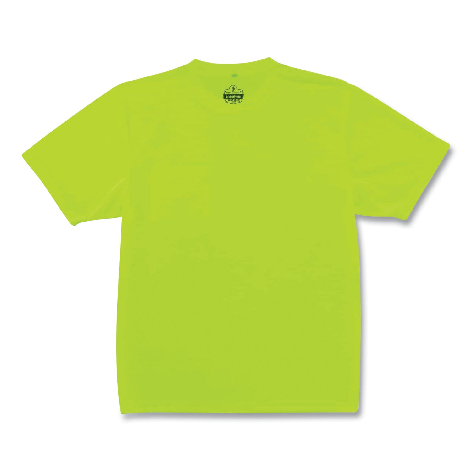 GloWear 8089 Non-Certified Hi-Vis T-Shirt, Polyester, Large, Lime, Ships in 1-3 Business Days