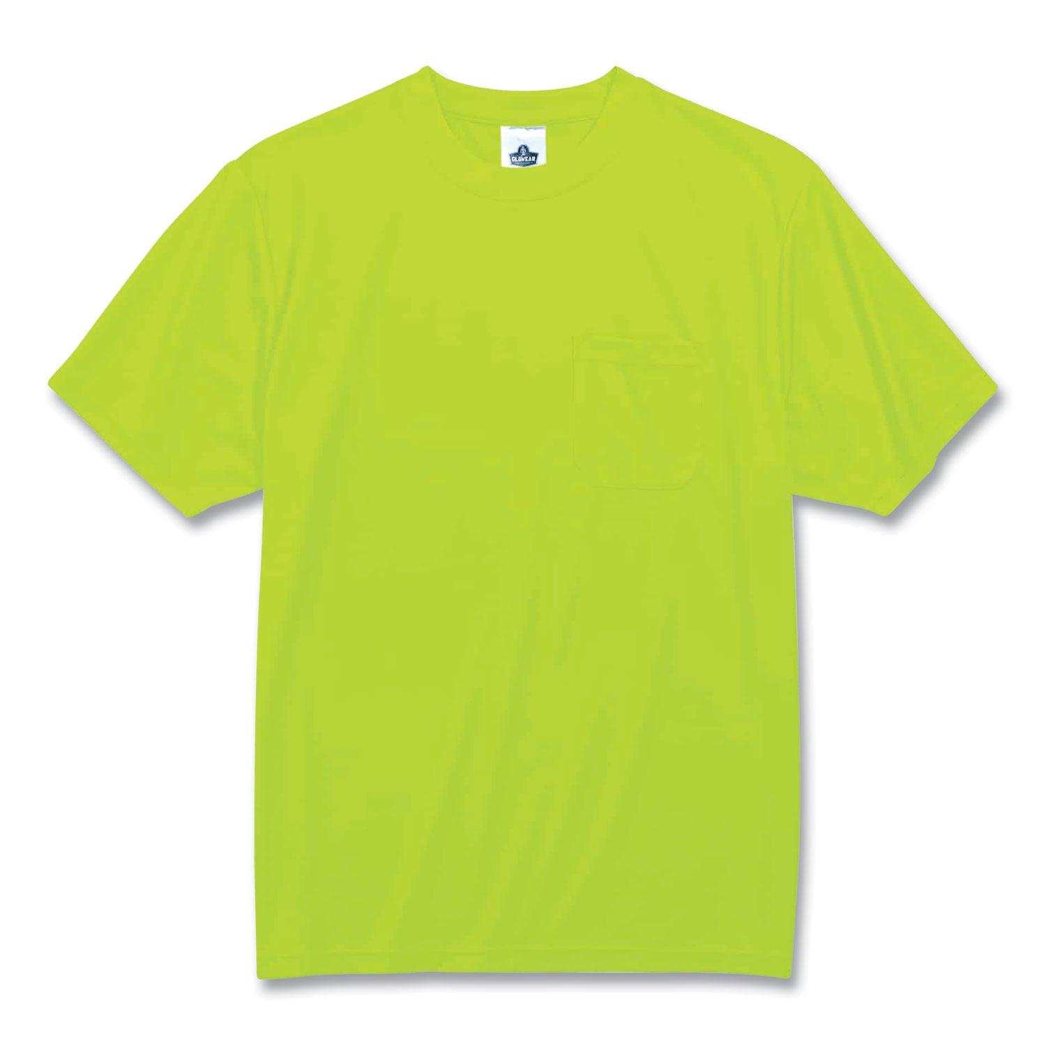 glowear-8089-non-certified-hi-vis-t-shirt-polyester-x-large-lime-ships-in-1-3-business-days_ego21555 - 1